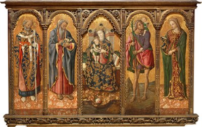 Madonna and Child with Saints by Vittore Crivelli